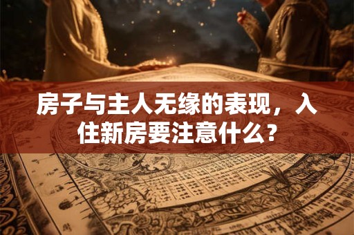 房子与主人无缘的表现，入住新房要注意什么？