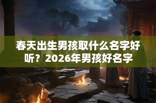 春天出生男孩取什么名字好听?2026年男孩好名字 春天出生男孩取什么名字好听?2026年男孩好名字