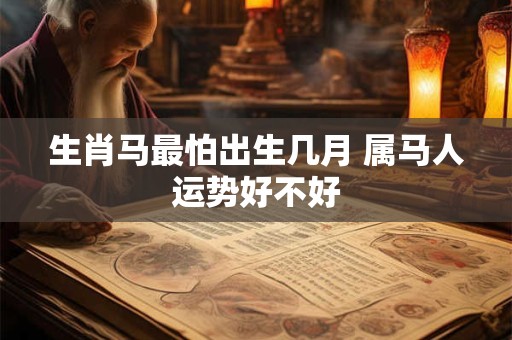 生肖马最怕出生几月 属马人运势好不好 生肖马最怕出生几月 属马人运势好不好