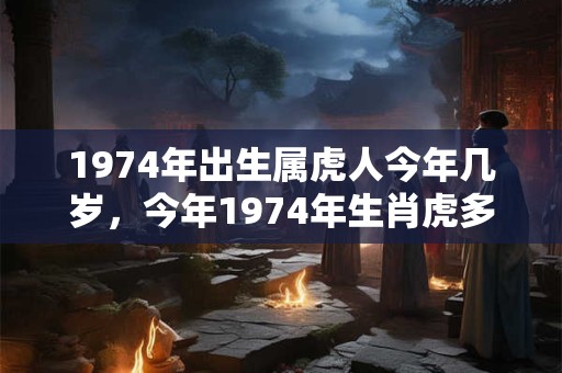 1974年出生属虎人今年几岁，今年1974年生肖虎多大
