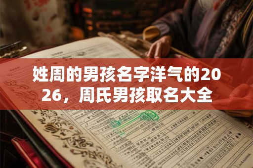 姓周的男孩名字洋气的2026，周氏男孩取名大全