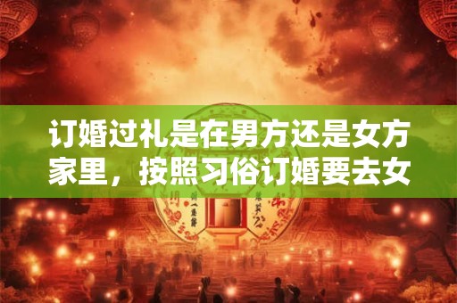 订婚过礼是在男方还是女方家里，按照习俗订婚要去女方家