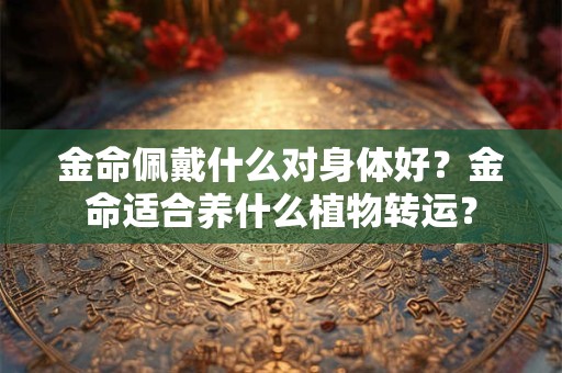 金命佩戴什么对身体好？金命适合养什么植物转运？
