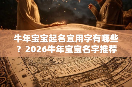 牛年宝宝起名宜用字有哪些？2026牛年宝宝名字推荐