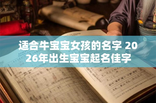 适合牛宝宝女孩的名字 2026年出生宝宝起名佳字