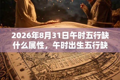 2026年8月31日午时五行缺什么属性，午时出生五行缺什么