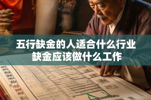 五行缺金的人适合什么行业 缺金应该做什么工作