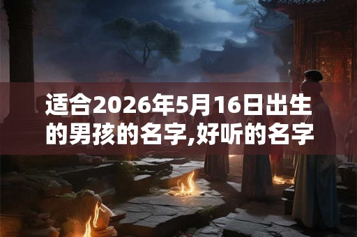 适合2026年5月16日出生的男孩的名字,好听的名字推荐