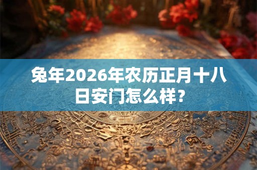 兔年2026年农历正月十八日安门怎么样？