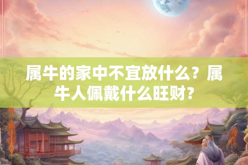 属牛的家中不宜放什么？属牛人佩戴什么旺财？