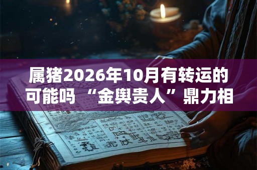 属猪2026年10月有转运的可能吗 “金舆贵人”鼎力相助