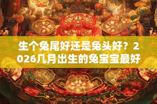 生个兔尾好还是兔头好？2026几月出生的兔宝宝最好？