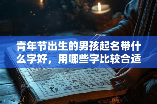 青年节出生的男孩起名带什么字好，用哪些字比较合适