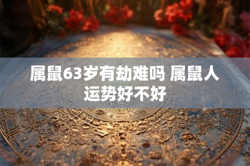 属鼠63岁有劫难吗 属鼠人运势好不好