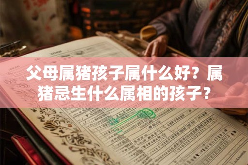 父母属猪孩子属什么好？属猪忌生什么属相的孩子？