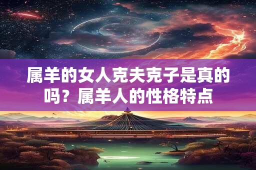 属羊的女人克夫克子是真的吗？属羊人的性格特点