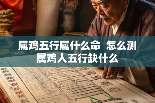 属鸡五行属什么命  怎么测属鸡人五行缺什么
