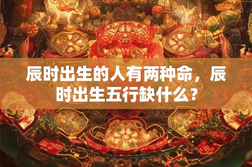 辰时出生的人有两种命,辰时出生五行缺什么? 辰时出生的人有两种命,辰时出生五行缺什么?