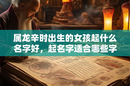 属龙辛时出生的女孩起什么名字好，起名字适合哪些字