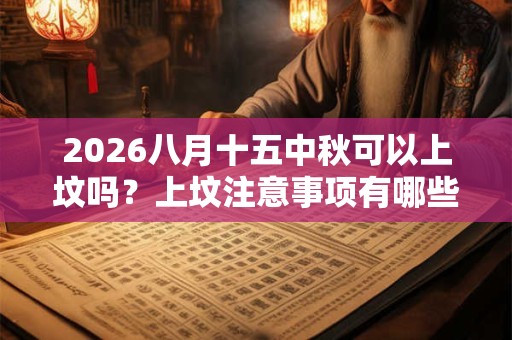 2026八月十五中秋可以上坟吗？上坟注意事项有哪些？