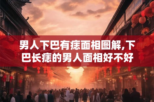 男人下巴有痣面相图解,下巴长痣的男人面相好不好