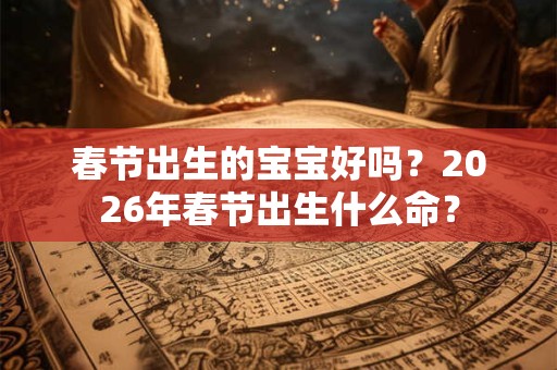 春节出生的宝宝好吗？2026年春节出生什么命？