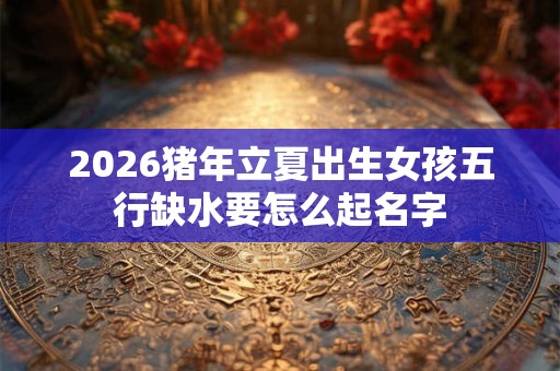 2026猪年立夏出生女孩五行缺水要怎么起名字