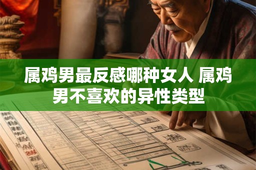 属鸡男最反感哪种女人 属鸡男不喜欢的异性类型