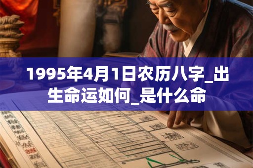 1995年4月1日农历八字_出生命运如何_是什么命 1995年4月1日农历八字_出生命运如何_是什么命