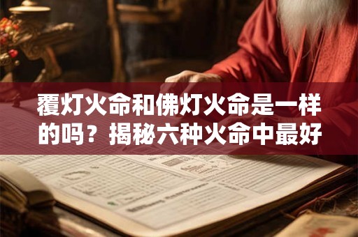 覆灯火命和佛灯火命是一样的吗？揭秘六种火命中最好的究竟是哪一种