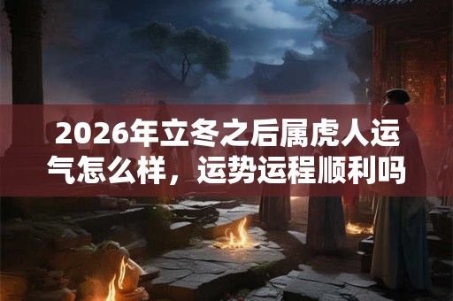 2026年立冬之后属虎人运气怎么样，运势运程顺利吗？