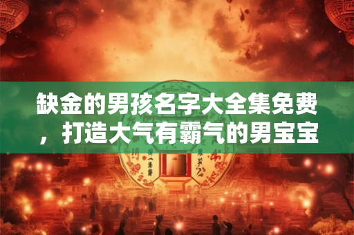 缺金的男孩名字大全集免费，打造大气有霸气的男宝宝名字！