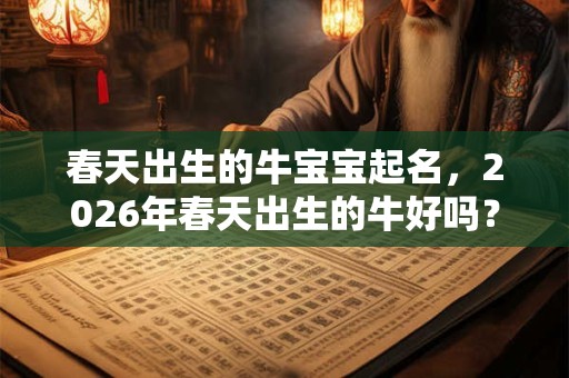 春天出生的牛宝宝起名，2026年春天出生的牛好吗？