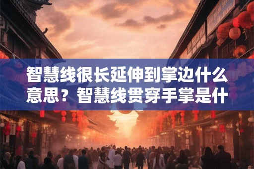 智慧线很长延伸到掌边什么意思？智慧线贯穿手掌是什么意思？