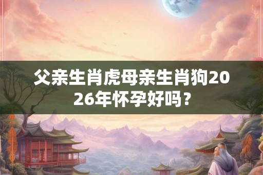 父亲生肖虎母亲生肖狗2026年怀孕好吗？