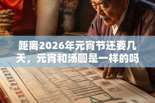 距离2026年元宵节还要几天,元宵和汤圆是一样的吗? 距离2026年元宵节还要几天,元宵和汤圆是一样的吗?