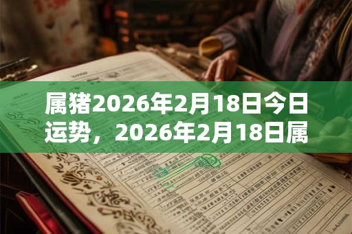 属猪2026年2月18日今日运势，2026年2月18日属猪人运势