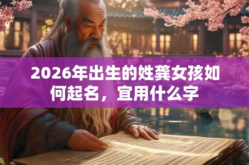 2026年出生的姓龚女孩如何起名，宜用什么字