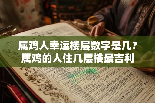 属鸡人幸运楼层数字是几？属鸡的人住几层楼最吉利