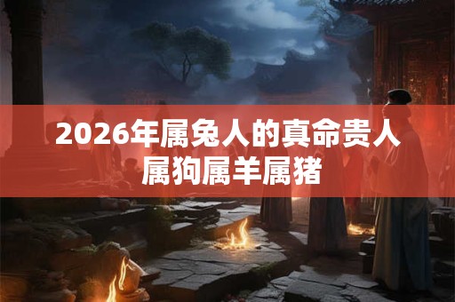 2026年属兔人的真命贵人 属狗属羊属猪