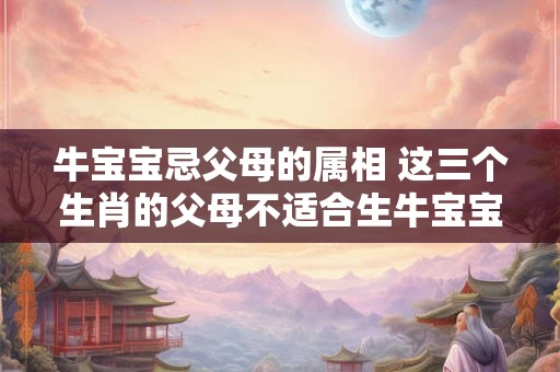 牛宝宝忌父母的属相 这三个生肖的父母不适合生牛宝宝