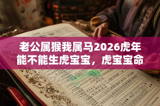 老公属猴我属马2026虎年能不能生虎宝宝，虎宝宝命好吗？