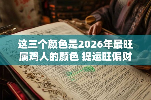 这三个颜色是2026年最旺属鸡人的颜色 提运旺偏财