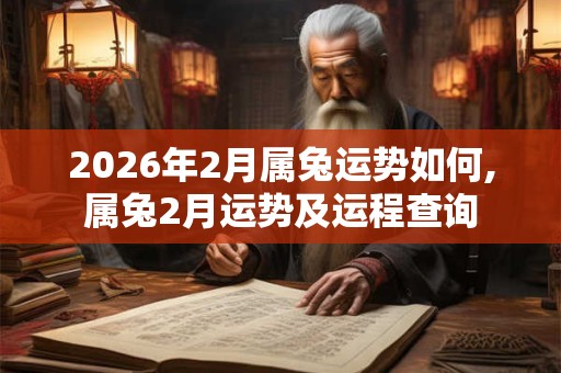 2026年2月属兔运势如何,属兔2月运势及运程查询