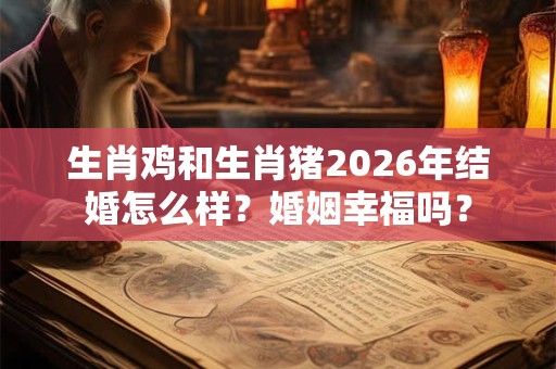 生肖鸡和生肖猪2026年结婚怎么样？婚姻幸福吗？