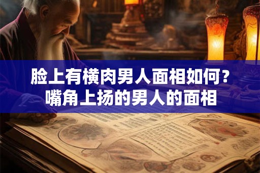 脸上有横肉男人面相如何？嘴角上扬的男人的面相