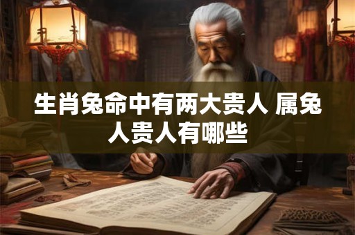 生肖兔命中有两大贵人 属兔人贵人有哪些 生肖兔命中有两大贵人 属兔人贵人有哪些