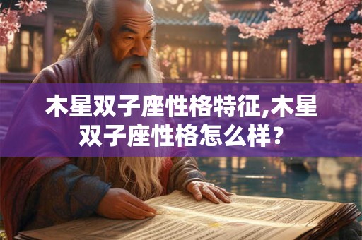 木星双子座性格特征,木星双子座性格怎么样？