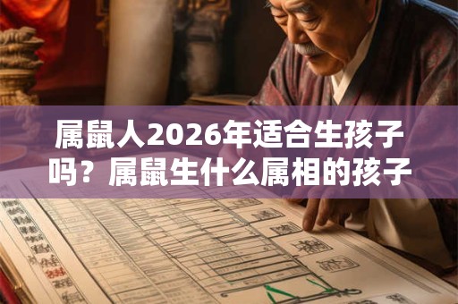 属鼠人2026年适合生孩子吗？属鼠生什么属相的孩子好？