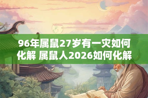 96年属鼠27岁有一灾如何化解 属鼠人2026如何化解太岁